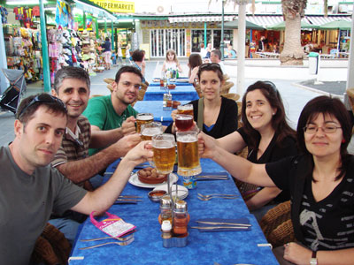 Cena en el restaurante