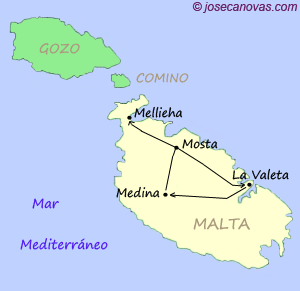 ruta a Malta